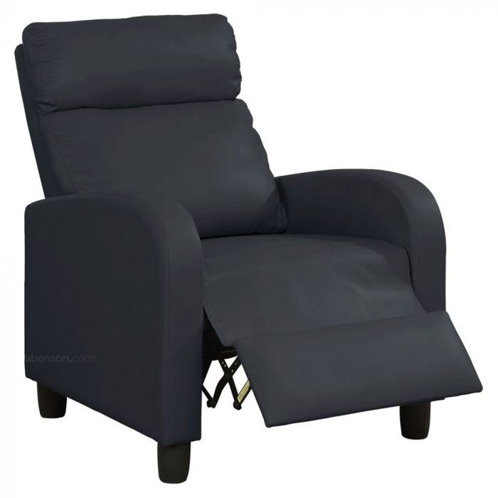dark grey recliner