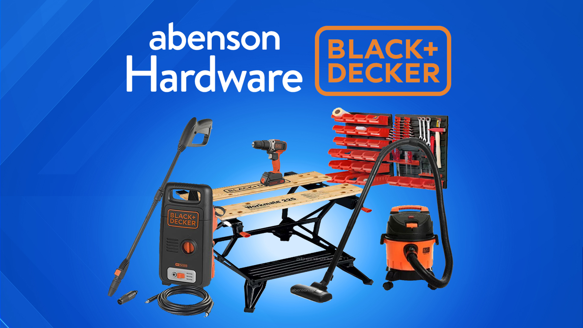 Your favorite Black+Decker tools are now available at Abenson Hardware